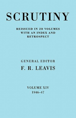 Książka Scrutiny: A Quarterly Review vol. 14 1946-47 F. R. Leavis