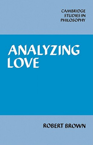 Knjiga Analyzing Love Robert Brown