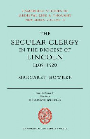 Książka Secular Clergy Diocese Lincoln Margaret Bowker