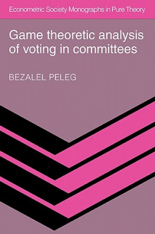 Buch Game Theoretic Analysis of Voting in Committees Bezalel Peleg