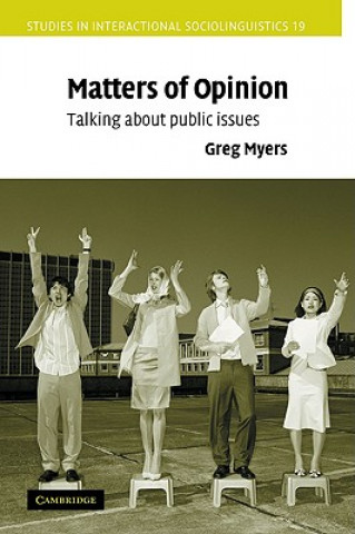 Książka Matters of Opinion Greg Myers