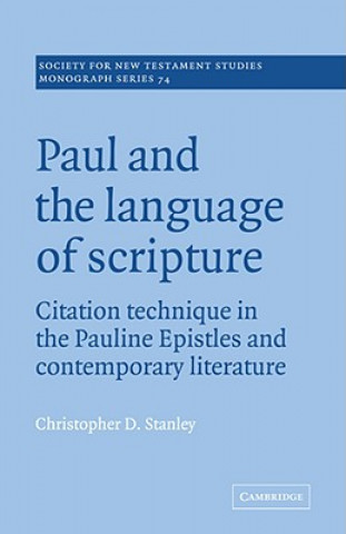 Carte Paul and the Language of Scripture Christopher D. Stanley