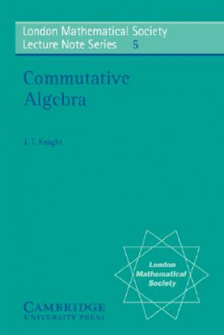 Kniha Commutative Algebra J. T. Knight