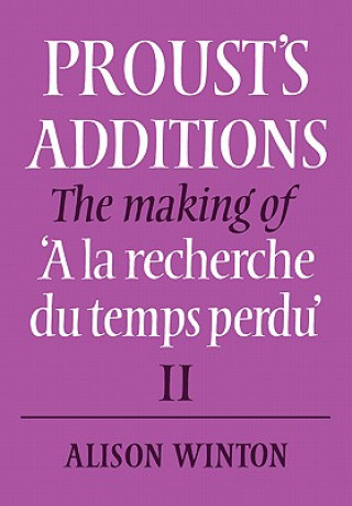 Book Proust's Additions Alison Winton