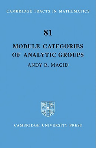 Könyv Module Categories of Analytic Groups Andy R. Magid