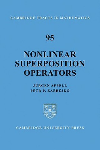 Könyv Nonlinear Superposition Operators Jürgen AppellPetr P. Zabrejko