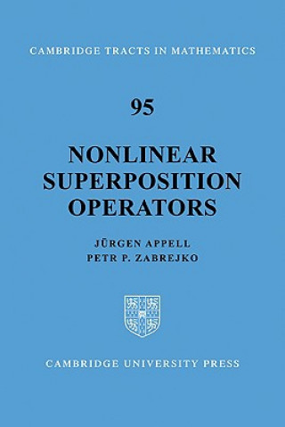 Book Nonlinear Superposition Operators Jürgen AppellPetr P. Zabrejko