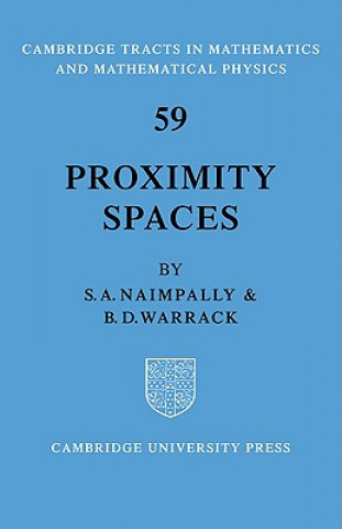 Buch Proximity Spaces S. A. Naimpally