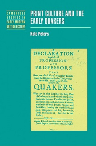 Książka Print Culture and the Early Quakers Kate Peters