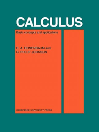 Könyv Calculus R. A. RosenbaumG. P. Johnson