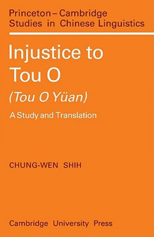 Buch Injustice to Tou O (Tou O Yuan) Shih Chung-Wen