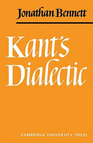 Carte Kants Dialectic Jonathan Bennett