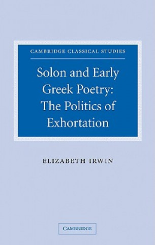 Kniha Solon and Early Greek Poetry Elizabeth Irwin