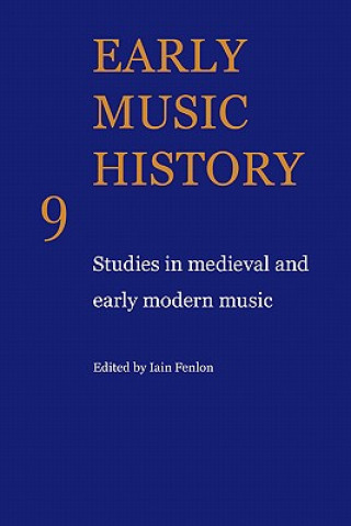 Libro Early Music History Iain Fenlon