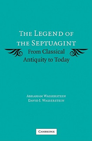 Livre Legend of the Septuagint Abraham WassersteinDavid J. Wasserstein