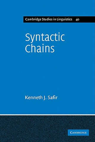 Kniha Syntactic Chains Kenneth J. Safir