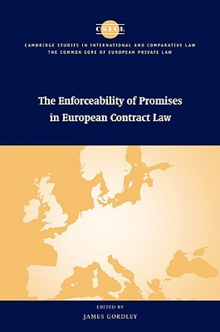 Książka Enforceability of Promises in European Contract Law James Gordley