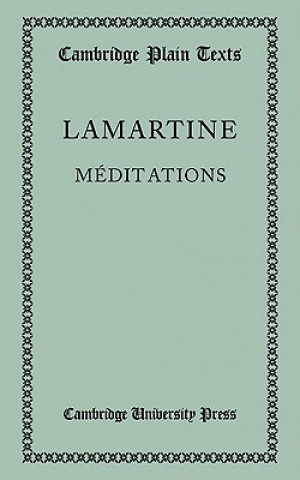 Libro Meditations A. De Lamartine