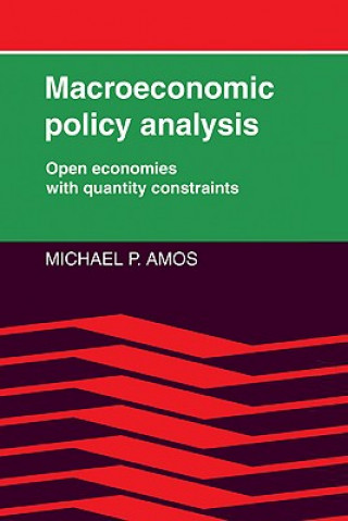 Kniha Macroeconomic Policy Analysis Michael P. Amos