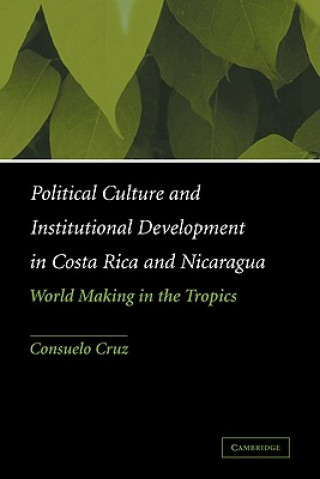 Książka Political Culture and Institutional Development in Costa Rica and Nicaragua Consuelo Cruz