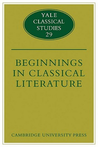 Könyv Beginnings in Classical Literature Francis M. DunnThomas Cole