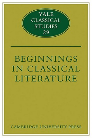 Książka Beginnings in Classical Literature Francis M. DunnThomas Cole