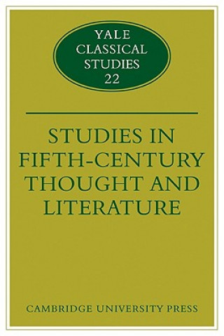 Книга Studies in Fifth Century Thought and Literature Adam Parry