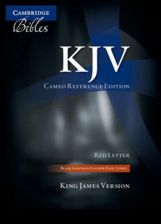 Livre KJV Cameo Reference Bible, Black Edge-lined Goatskin Leather, Red-letter Text, KJ456:XRE Black Goatskin Leather Baker Publishing Group