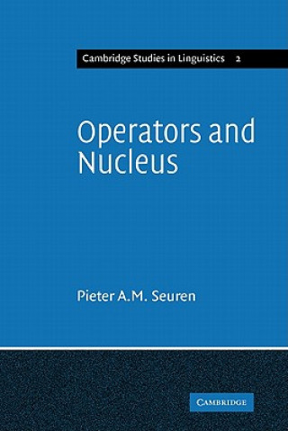 Książka Operators and Nucleus Pieter A. M. Seuren