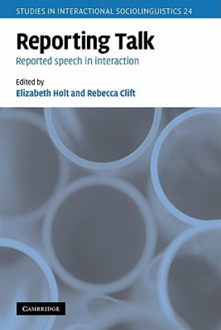 Livro Reporting Talk Elizabeth HoltRebecca Clift