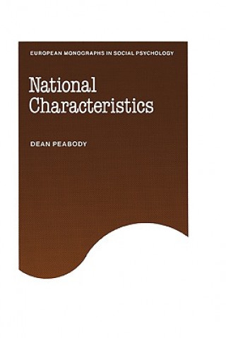 Kniha National Characteristics Dean Peabody