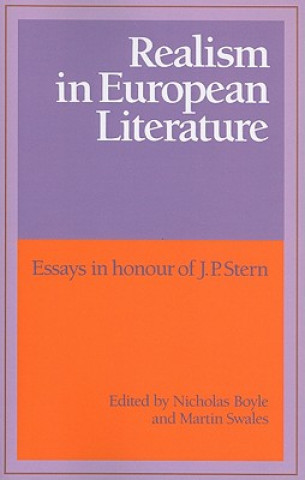 Livre Realism in European Literature Nicholas BoyleMartin Swales