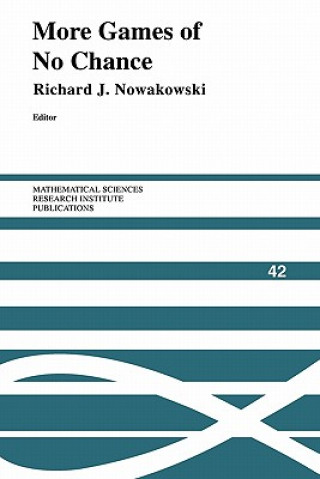 Book More Games of No Chance Richard Nowakowski