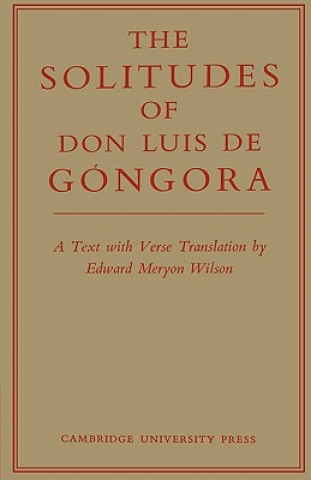 Carte Solitudes of Don Luis De Gongora Don Luis de GongoraEdward Meryon Wilson