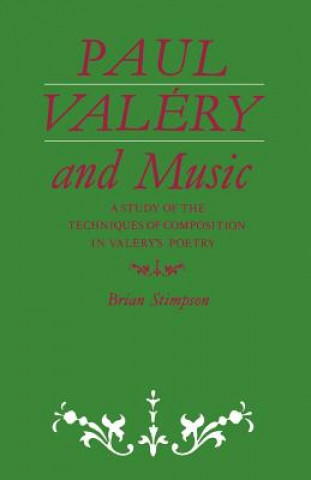 Kniha Paul Valery and Music Brian Stimpson