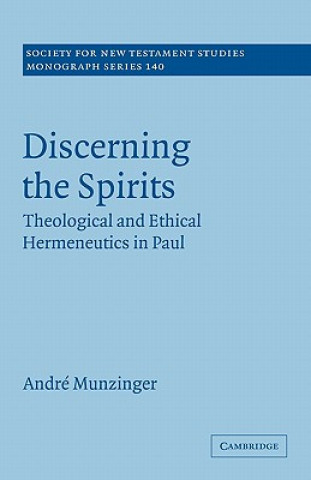 Könyv Discerning the Spirits André Munzinger