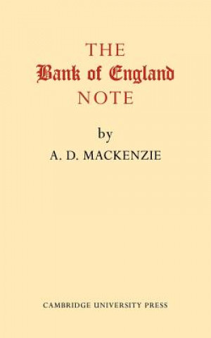 Kniha Bank of England Note A. D. MacKenzie