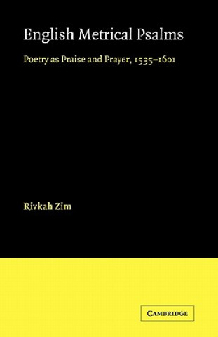 Könyv English Metrical Psalms Rivkah Zim