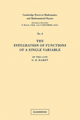 Książka Integration of Functions G. H. Hardy