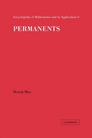 Könyv Permanents Henryk MincMarvin Marcus