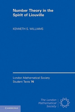 Carte Number Theory in the Spirit of Liouville Kenneth S. Williams