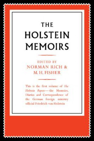 Könyv Holstein Papers 4 Volume Paperback Set Friedrich von HolsteinNorman RichM. H. Fisher