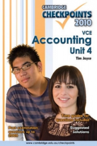 Книга Cambridge Checkpoints VCE Accounting Unit 4 2010 Tim Joyce