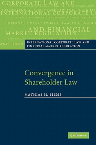 Kniha Convergence in Shareholder Law Mathias M. Siems