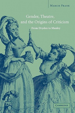 Książka Gender, Theatre, and the Origins of Criticism Marcie Frank