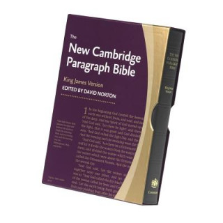 Kniha New Cambridge Paragraph Bible, Black Calfskin Leather, KJ595:T Black Calfskin David Norton