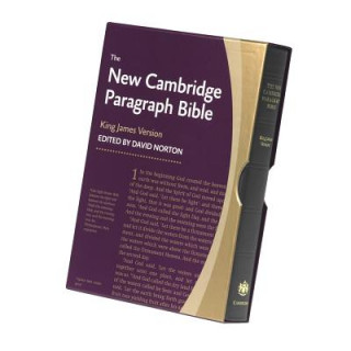 Livre New Cambridge Paragraph Bible, Black Calfskin Leather, KJ595:T Black Calfskin David Norton