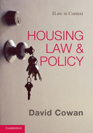 Kniha Housing Law and Policy David Cowan