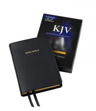 Книга KJV Clarion Reference Bible, Black Calf Split Leather, KJ484:X Black Calf Split Leather 