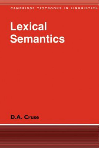 Kniha Lexical Semantics D. A. Cruse